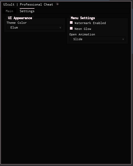 Show HN: UIcult – Neon UI Library for Roblox Lua logo