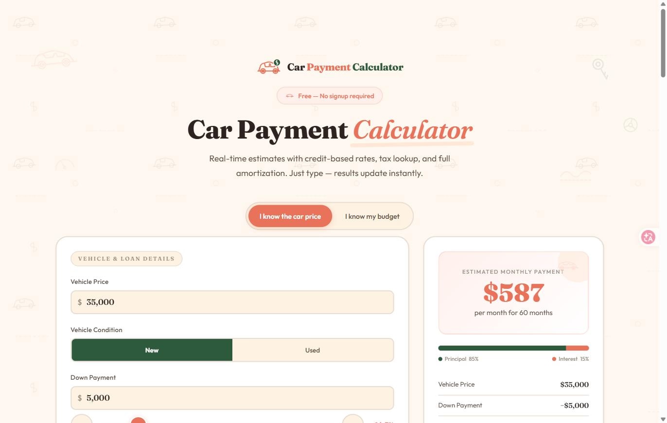 Car Payment Calculator logo