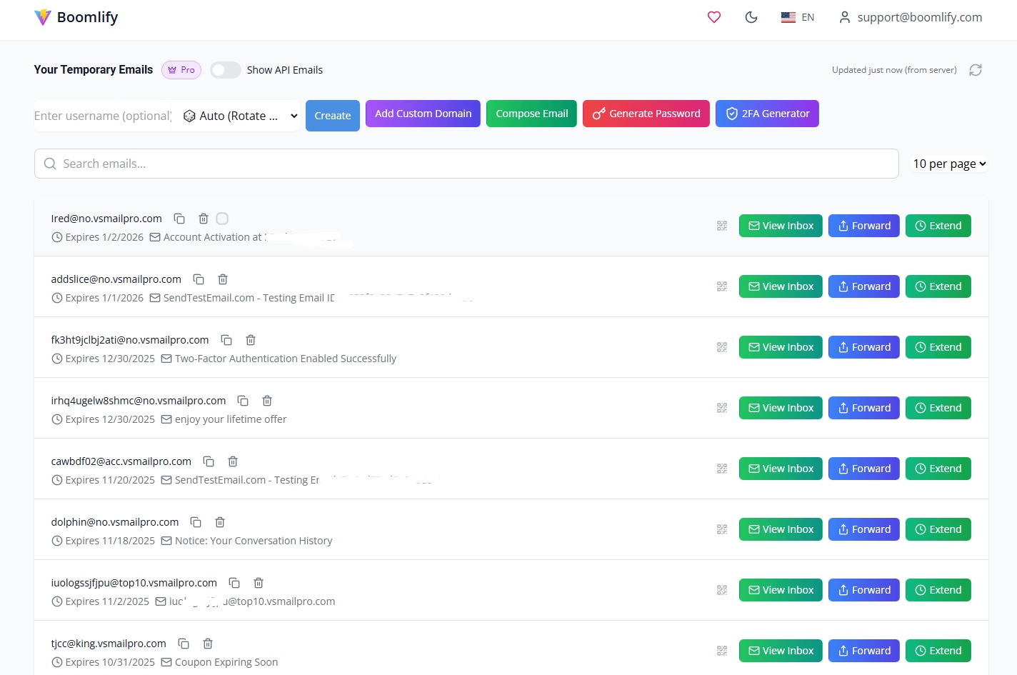temp mail by boomlify - Product Image