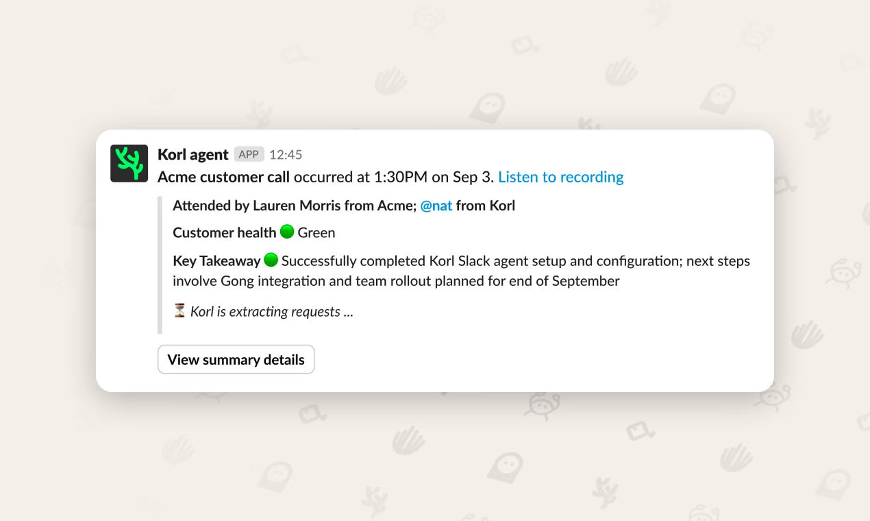 Slack Feature Request Agent - Product Image