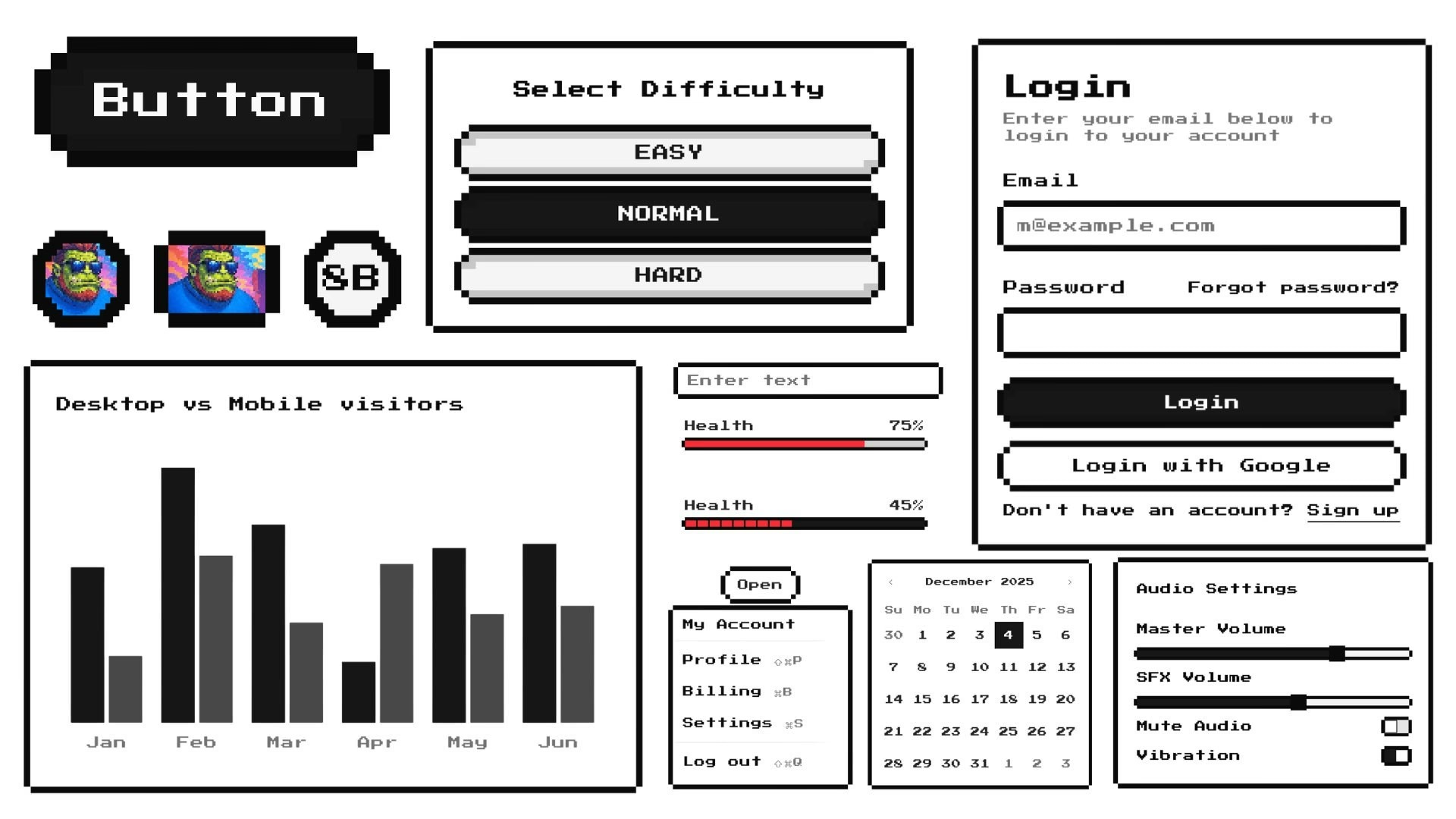 8bitcn/ui - Product Image