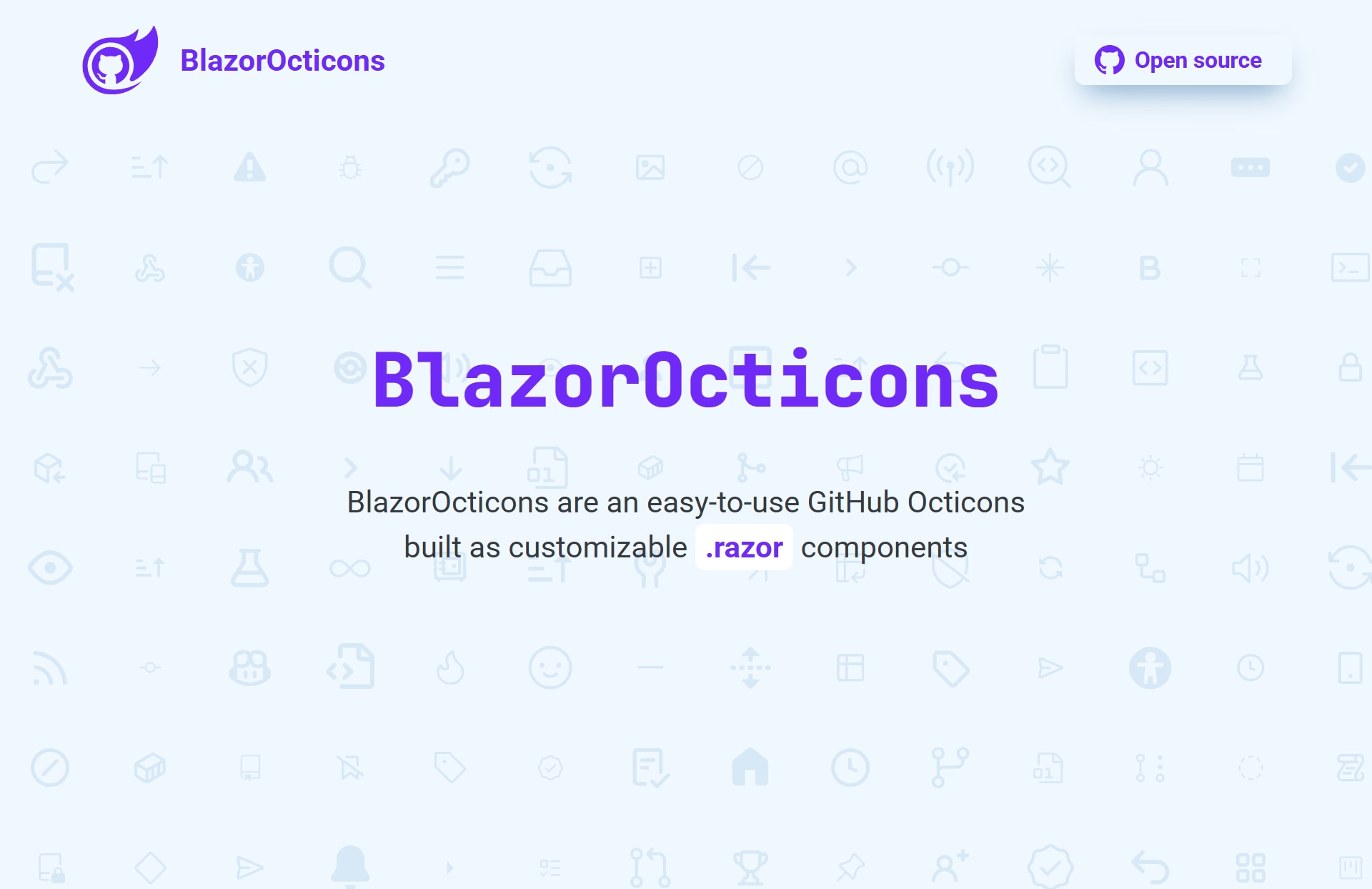 BlazorOcticons - Product Image