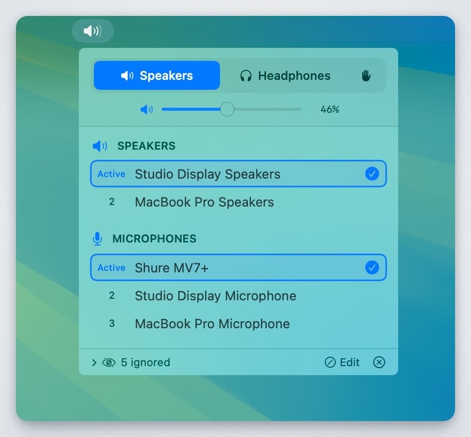 AudioPriorityBar - Product Image