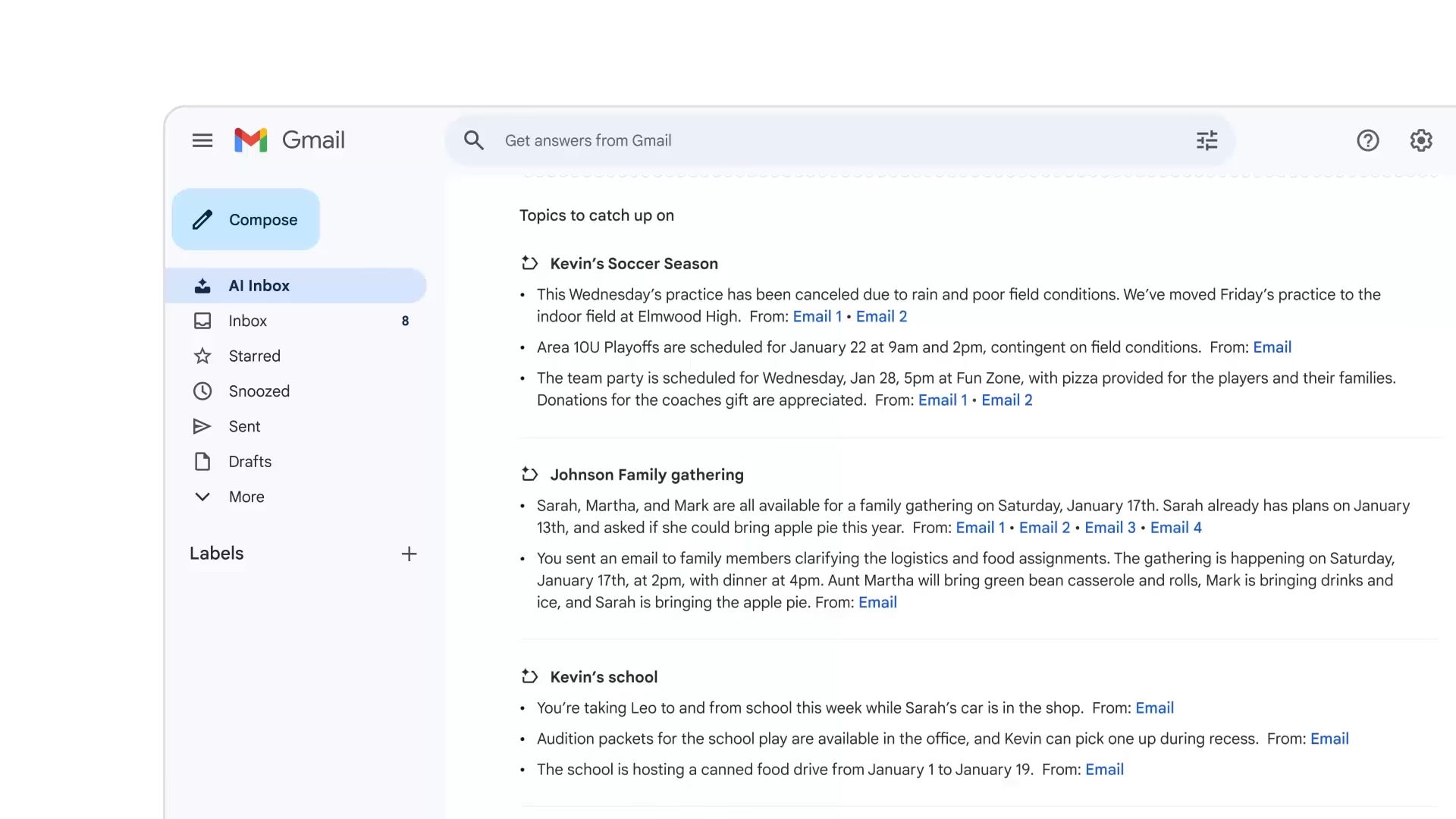 Gmail in the Gemini Era - Product Image