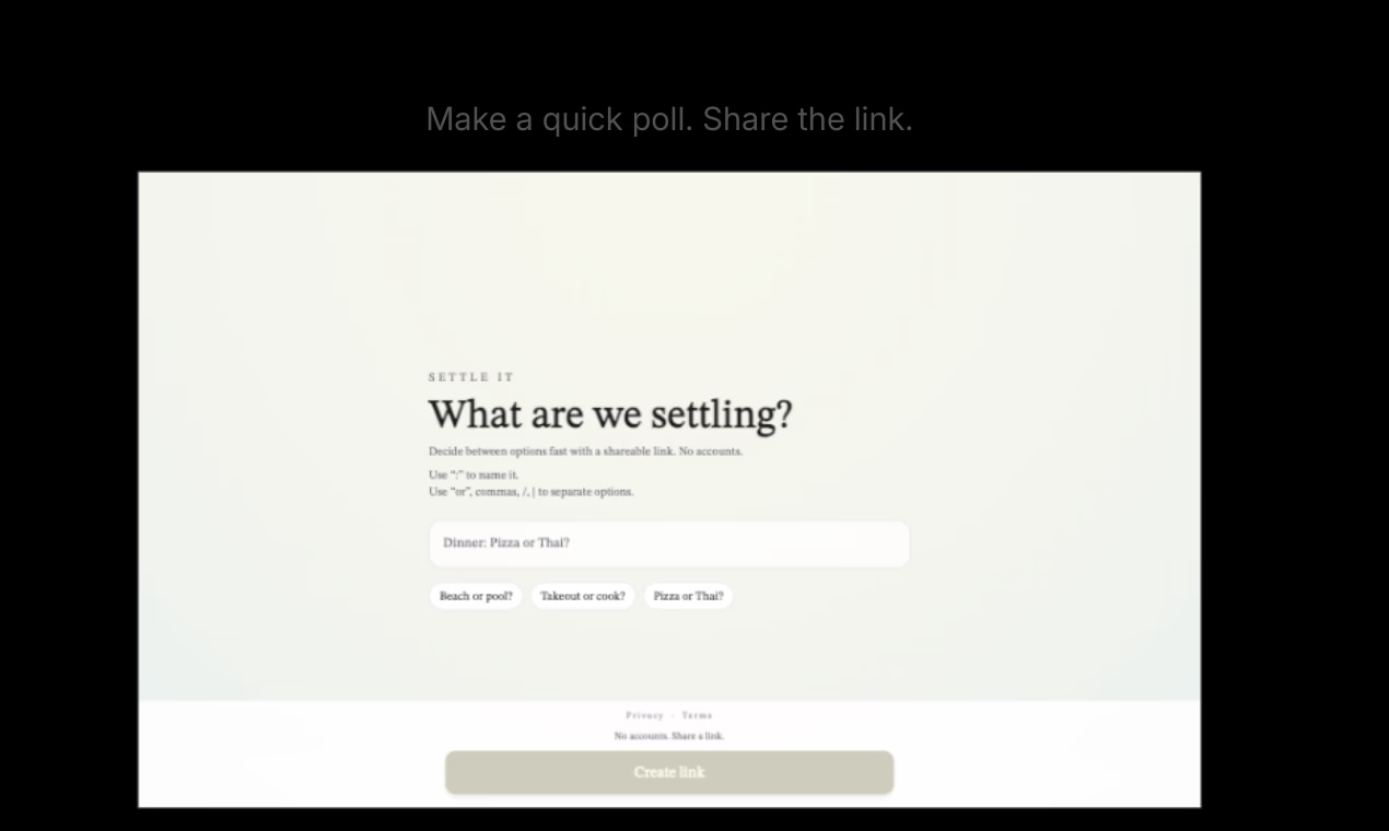 Settle It - Product Image