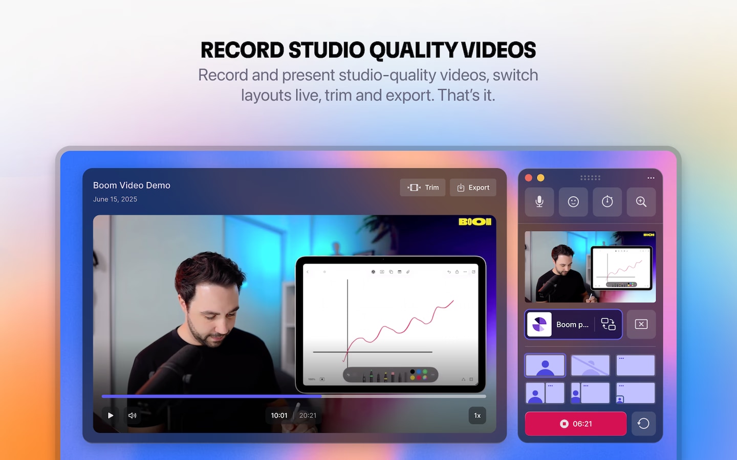 Boom video for Mac - Product Image