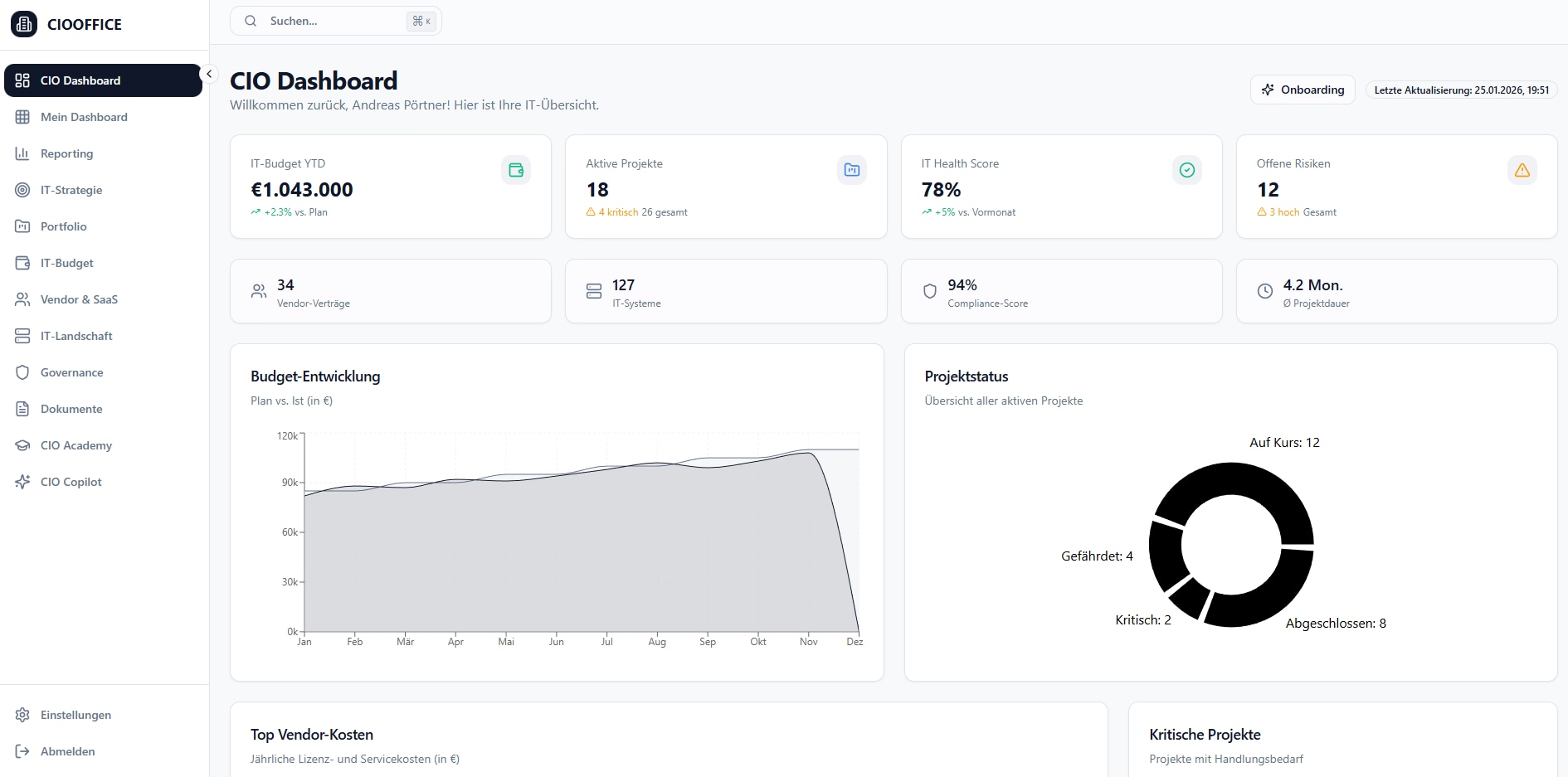 CIOOffice: the CIO-Software - Product Image