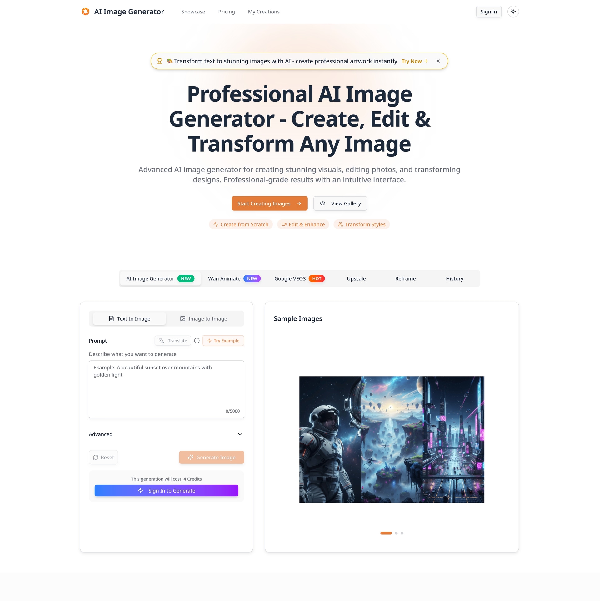 AI Image Generator - Create, Edit & Transform Images - Product Image