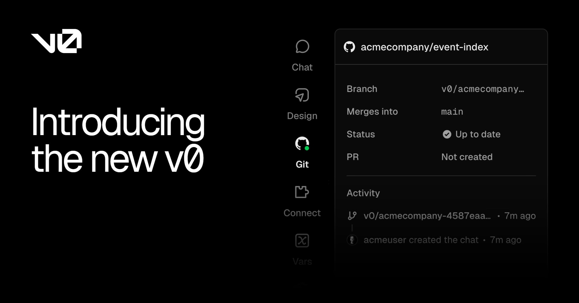 The new v0 - Product Image