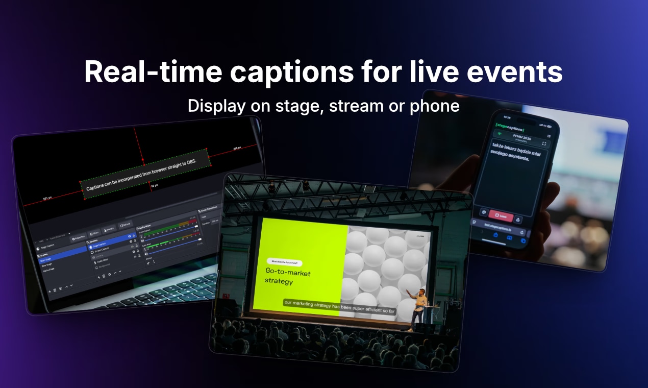 stagecaptions.io - Product Image