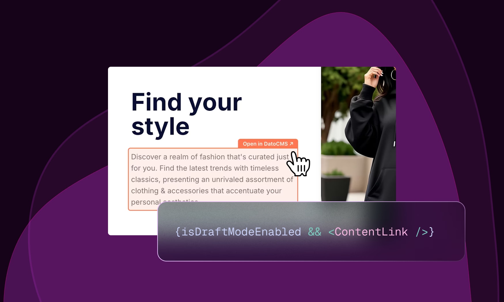 Visual Editing by DatoCMS - Product Image