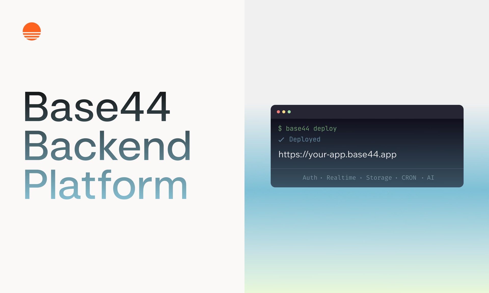 Base44 Backend Platform - Product Image
