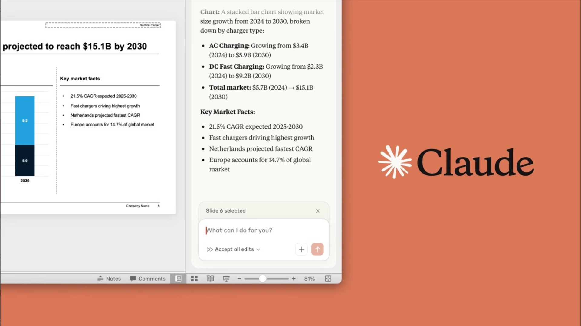 Claude in PowerPoint - Product Image