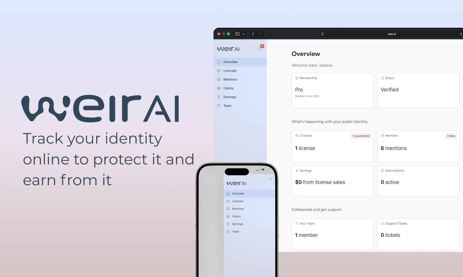 WEIR AI - Product Image