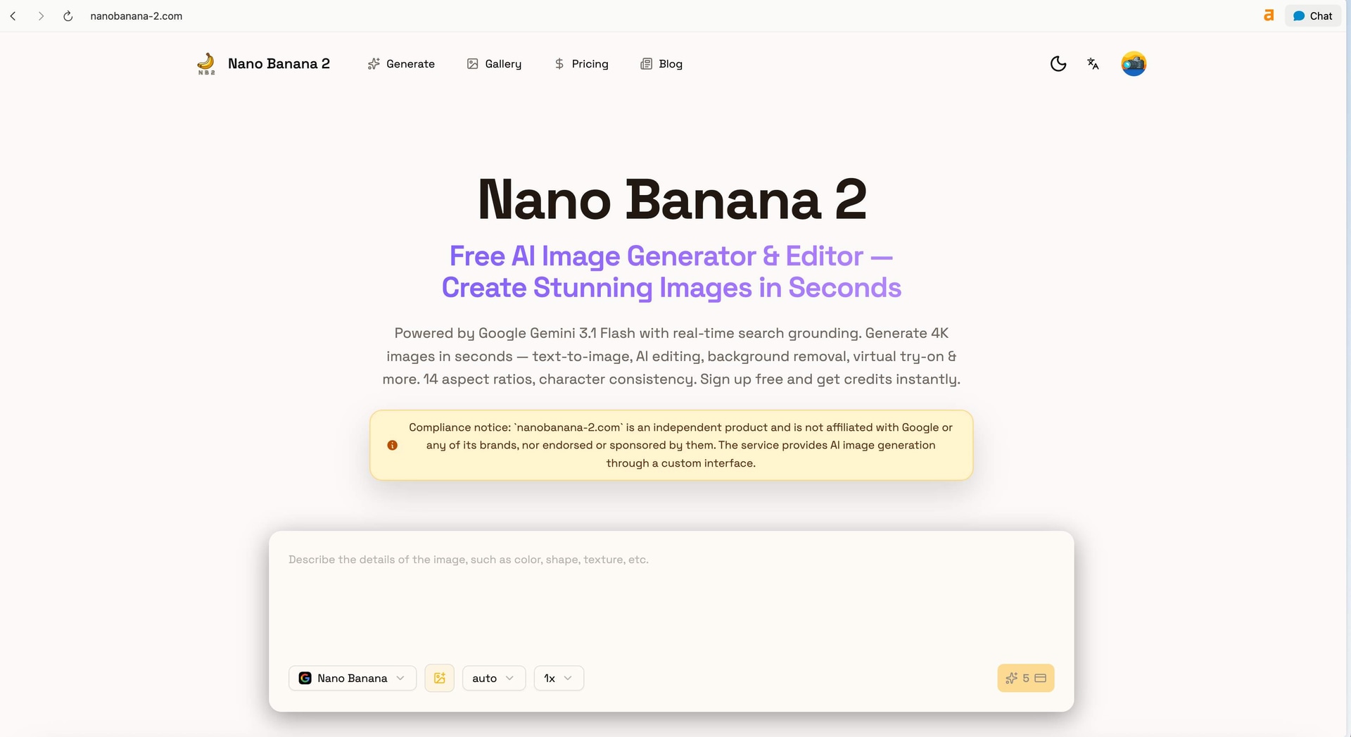Nano Banana 2 - Product Image