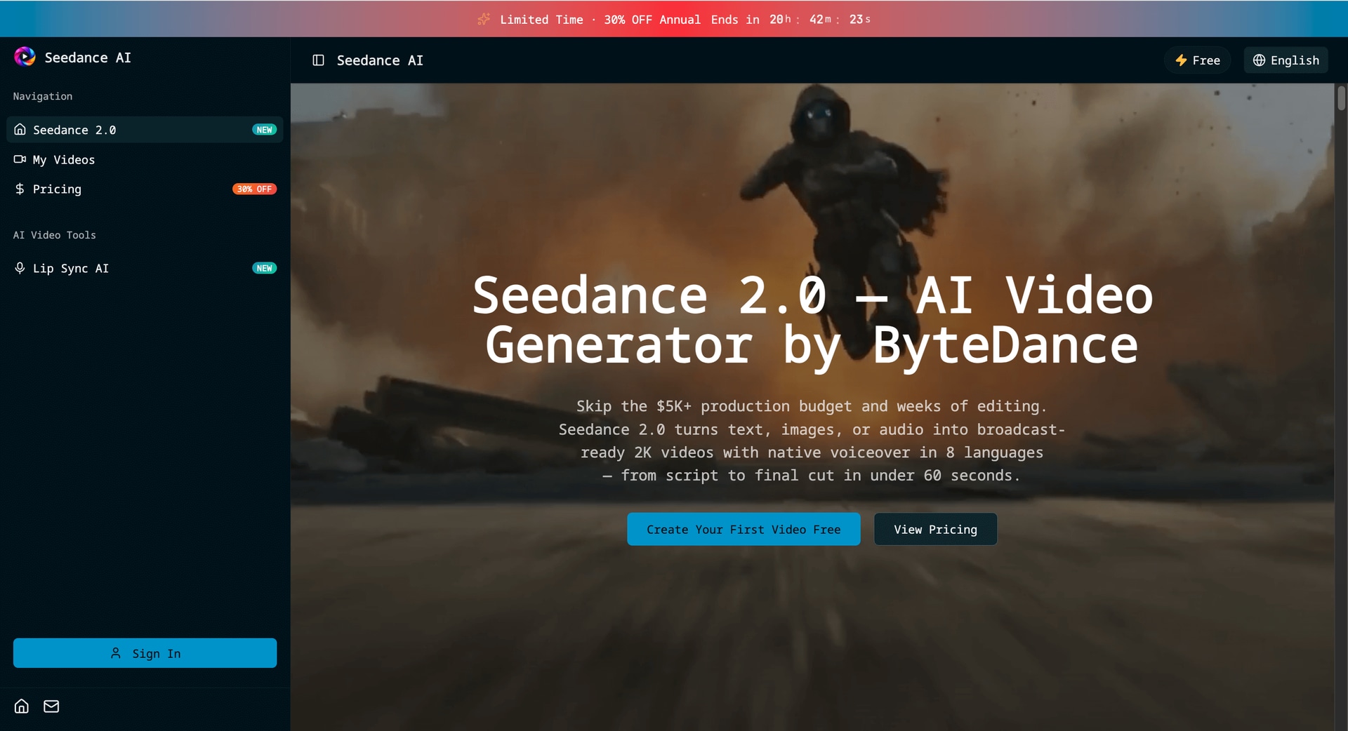 Seedance 2.0 - Product Image