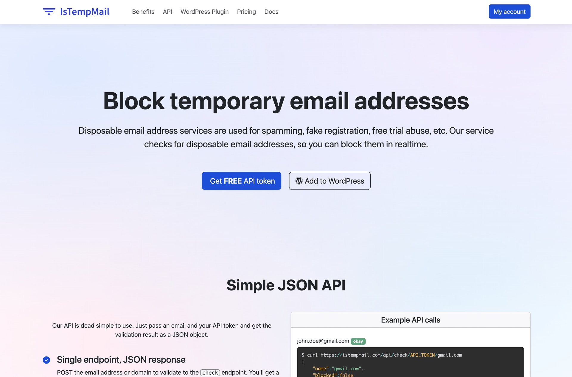 IsTempMail - Product Image