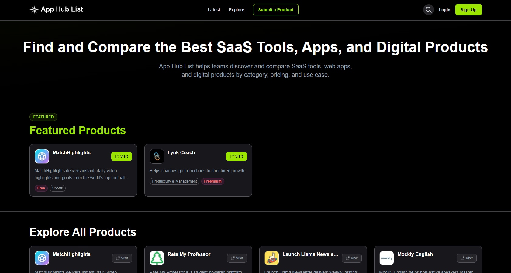 App Hub List - Product Image