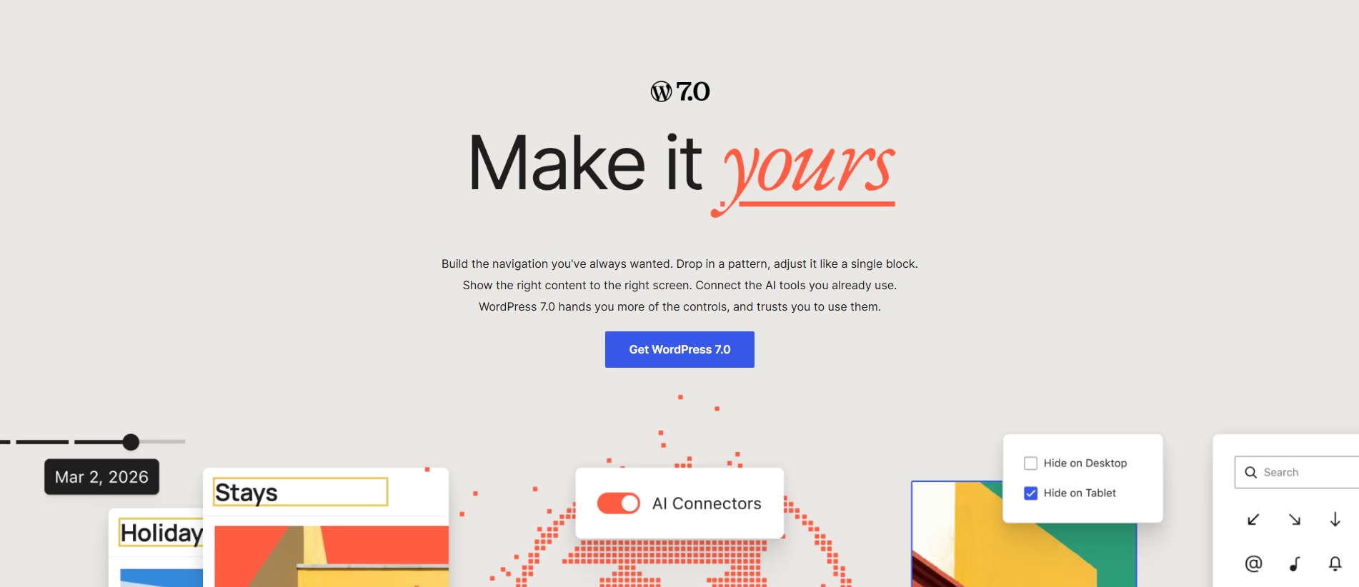 WordPress 7.0 - Product Image