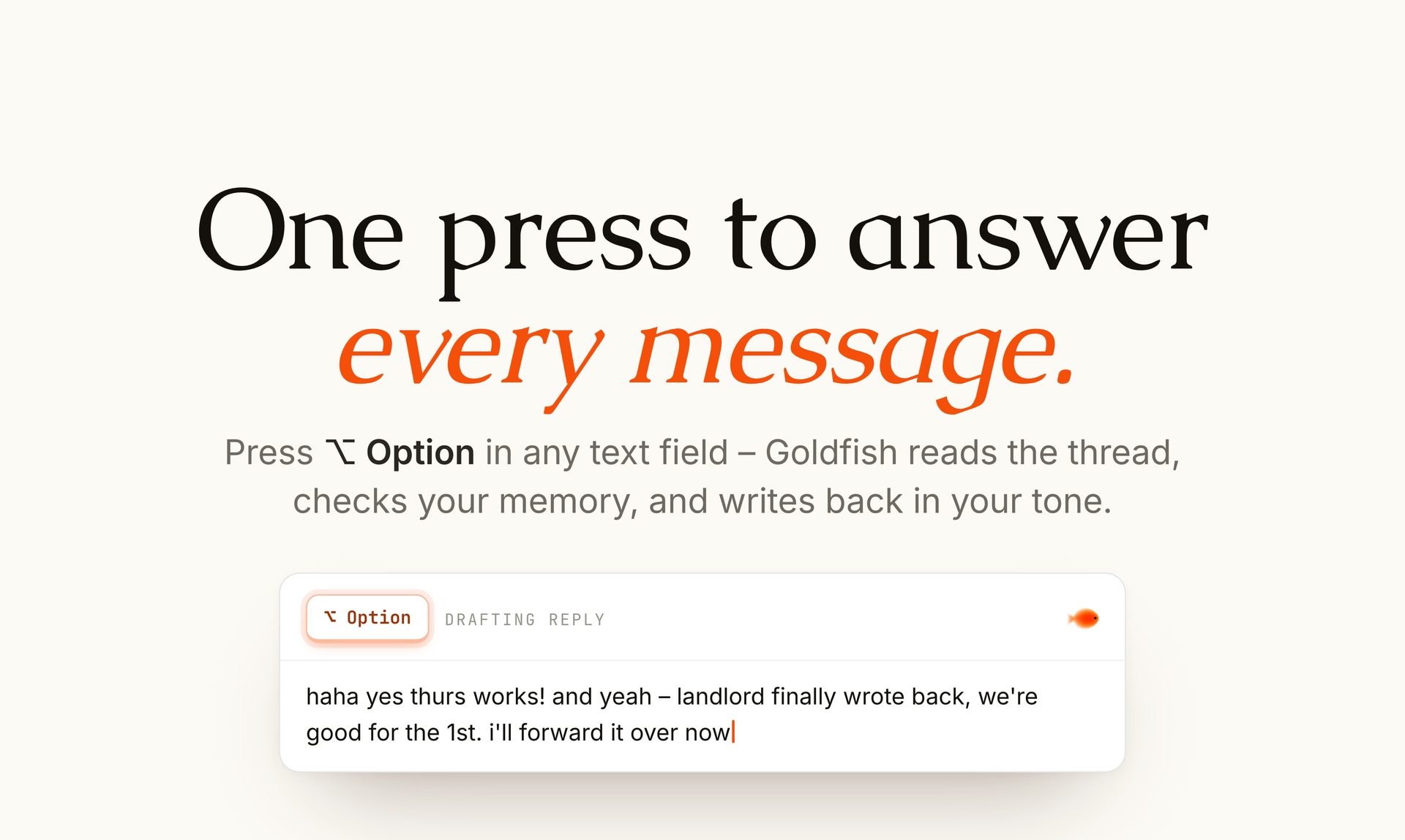 Goldfish - Product Image