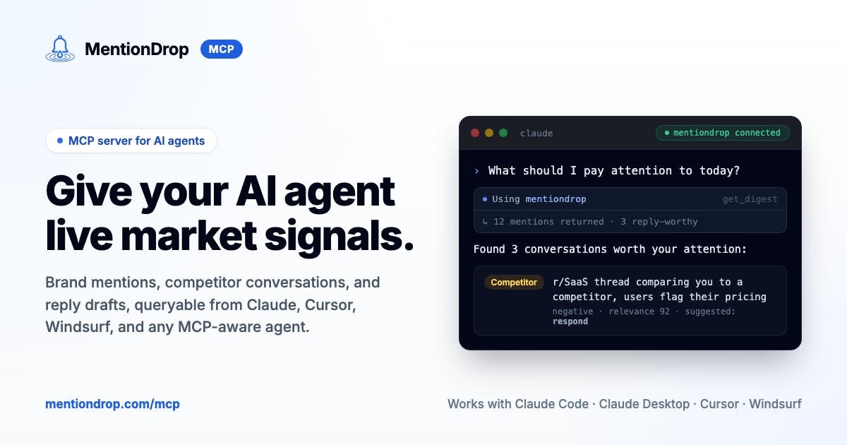 MentionDrop MCP - Product Image