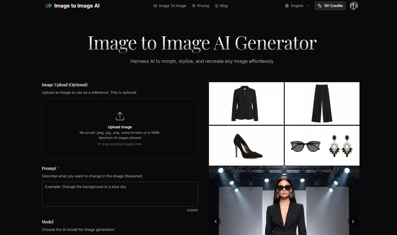 Image to Image AI - Product Image