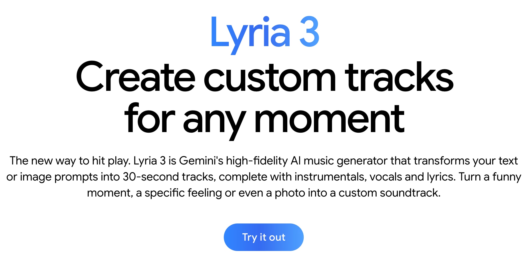 Lyria 3 by Google Deepmind - Product Image