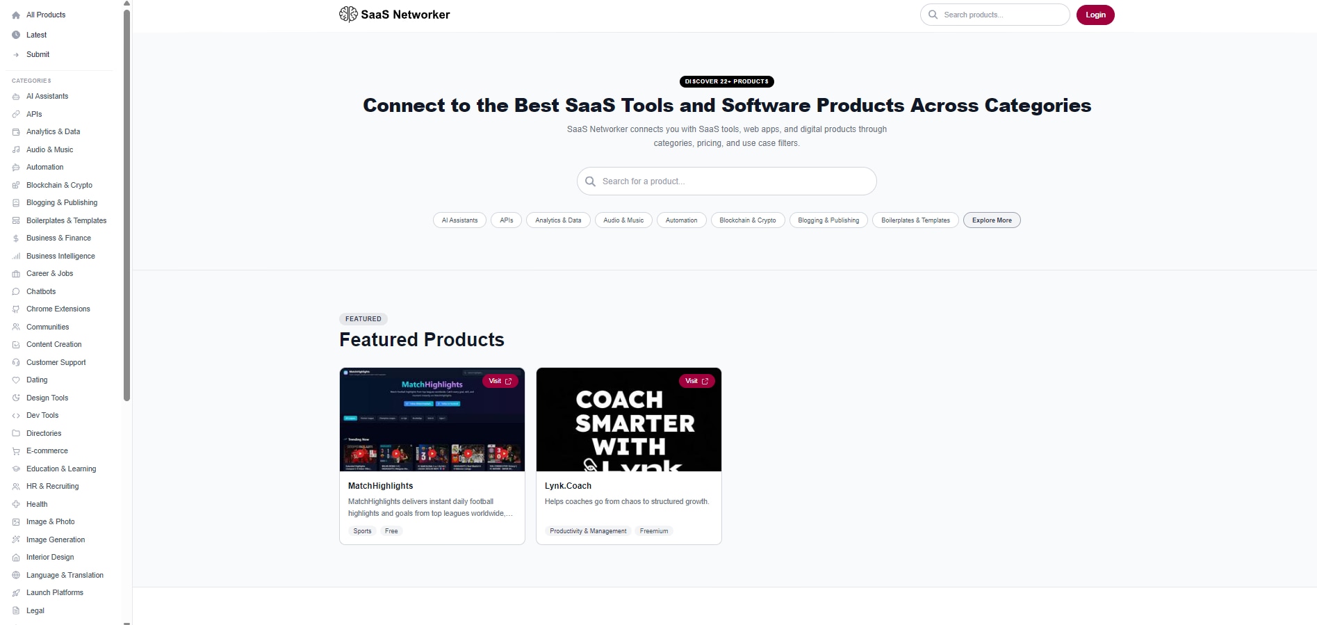 SaaS Networker - Product Image