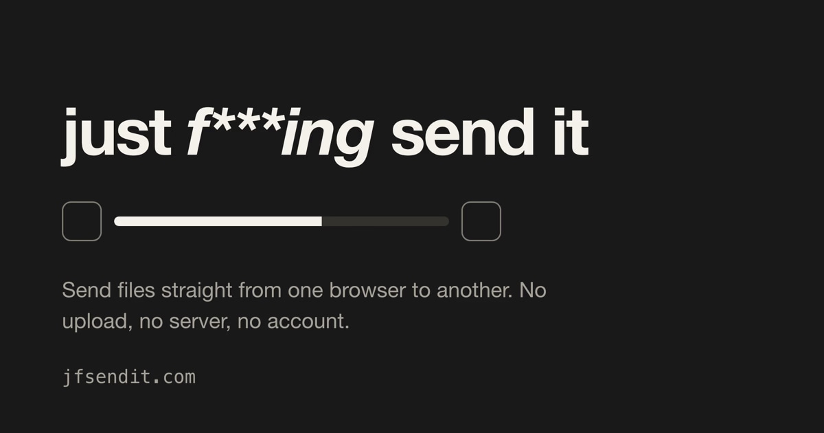 just f***ing send it - Product Image