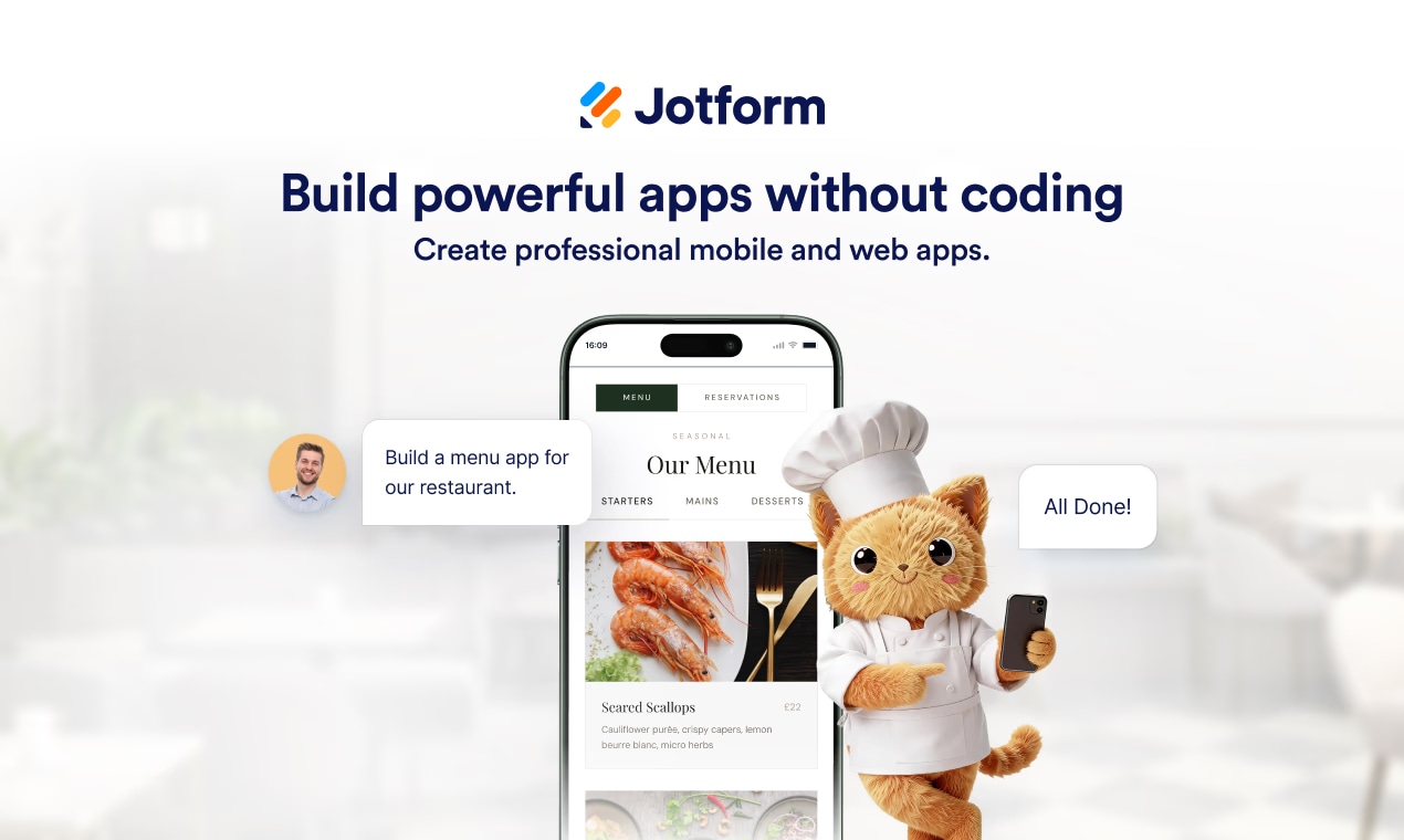 Jotform AI App Builder - Product Image
